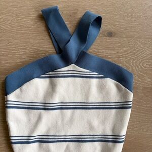 Babaton Blue and White Striped tank